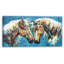 Chevaux colorés uniques et abstraits - peinture sur toile tendue-1750606588