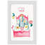 Pink Bed Reading by Marmont Hill - Single Picture Frame Painting-747051541-747051537