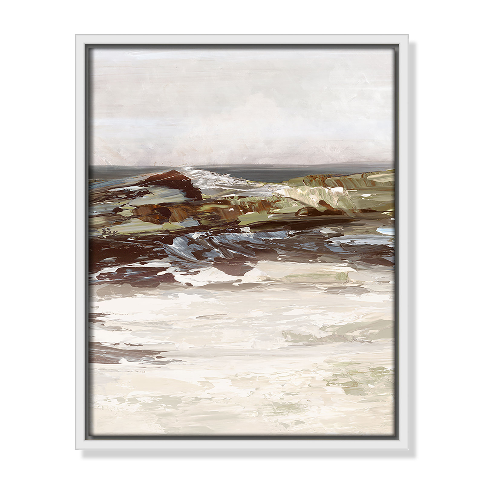 Stoney Peak Print by , 15.5" H x 12.5" W, White