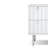 Chrisman Night Stand With 2 Drawers In White & Chrome Finish