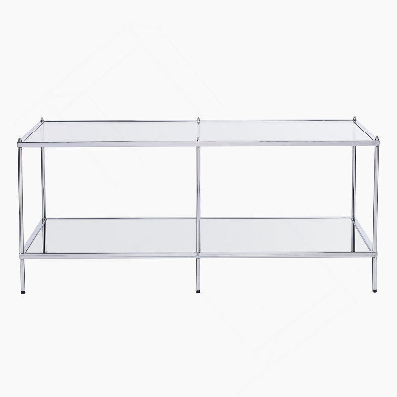 Table de cocktail en miroir - Chrome