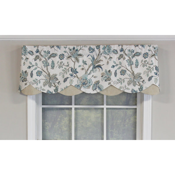 RLFisher Floral Scalloped Window Valance & Reviews | Perigold