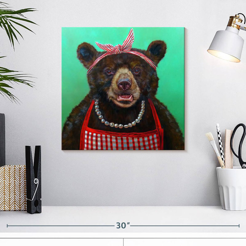 Crowle Classy Mama Bear, 16" H x 16" W