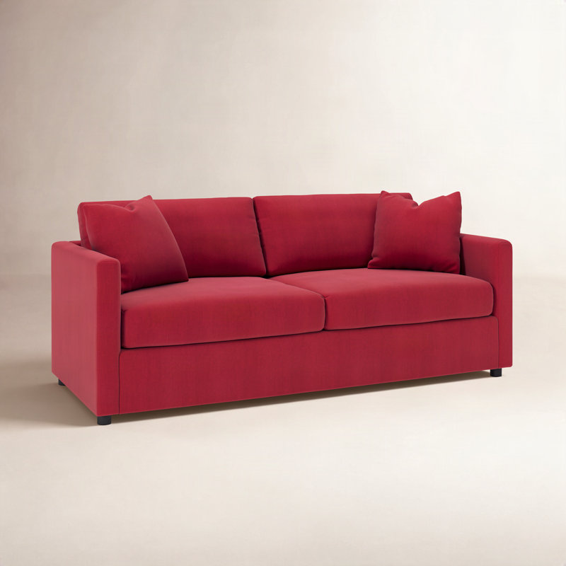 Godwin 75" Sofa, Bayou Flame Canvas