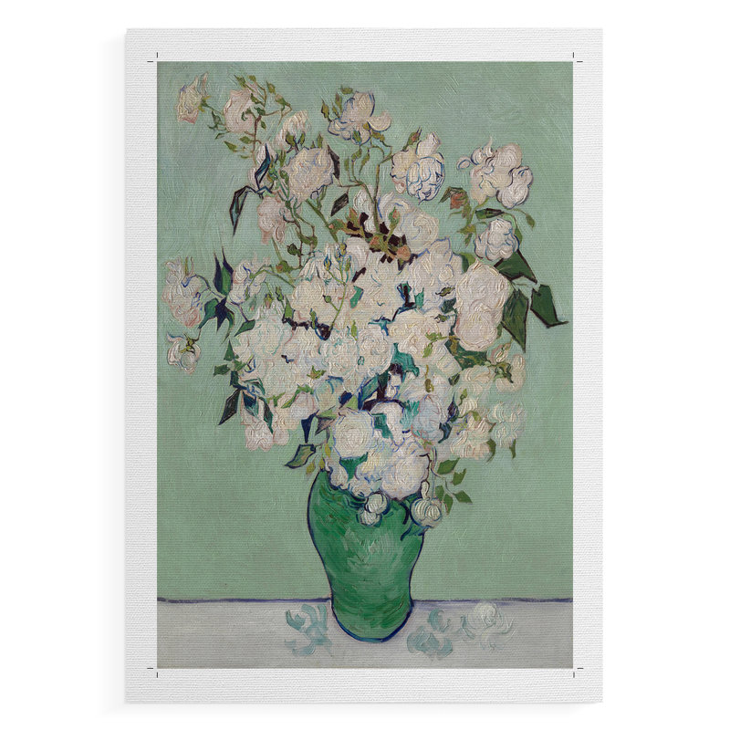Roses - reproduction de toile seulement - non encadrée, H 48 po x l 32 po