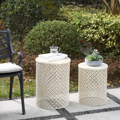 Deasia Iron Accent Stool
