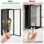 Applique murale noire 14,25 pouces avec finition en fer noir