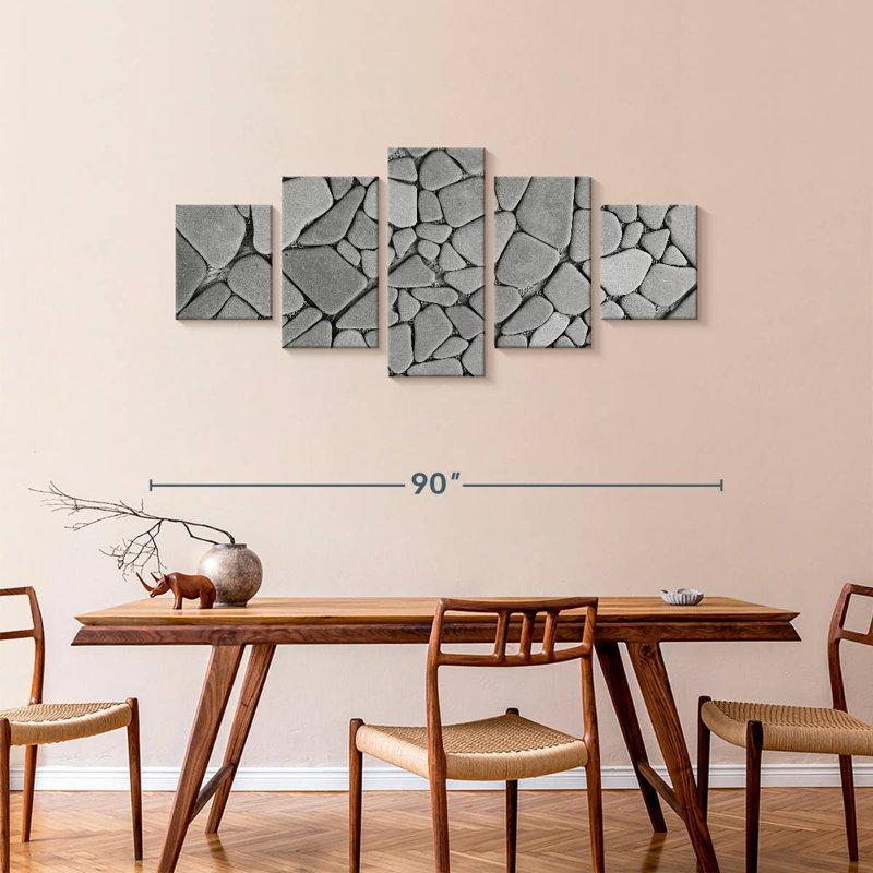 Stone Mosaic Pattern, 36" H x 80" W