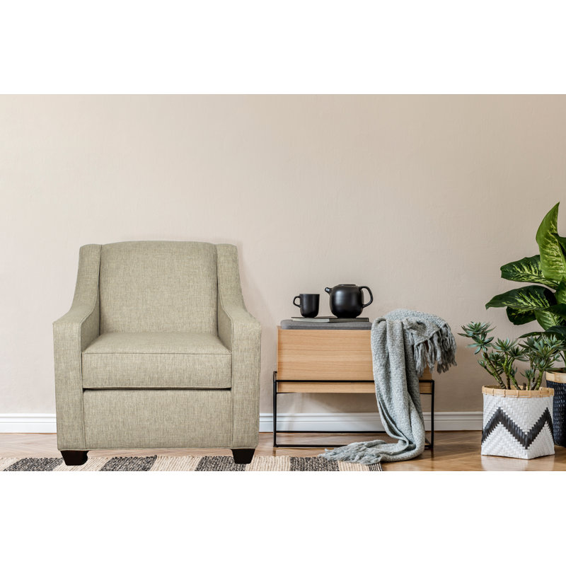 Phillips Upholstered Accent Chair, Montana Walnut, Dillon Williamsburg