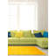 Tapis doré à transition de couleur 5 pi 4 po x 8 pi 5 po