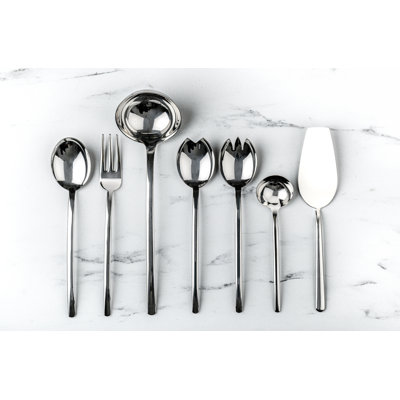 Due 2 Piece Stainless Steel Hostess Set