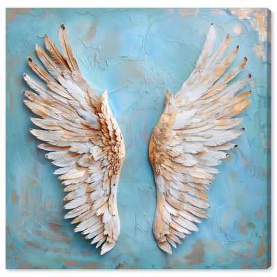 Weathered Wings III Canvas Wings Wall Art by Art Remedy
