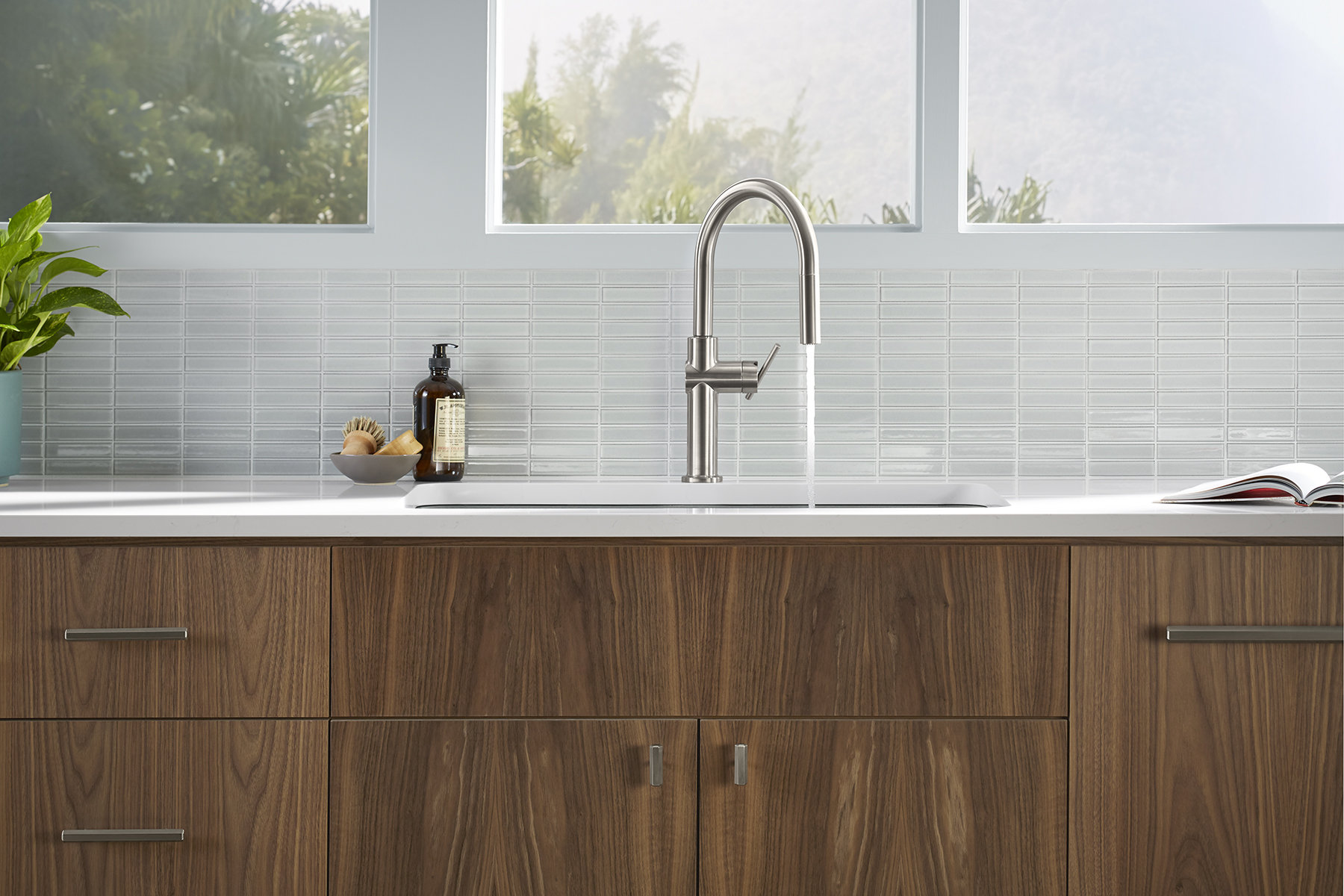 Kohler Crue Kitchen Faucet with Kohler Konnect and VoiceActivated