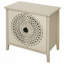 Armoire décorative creuse à 2 portes avec tablette réglable