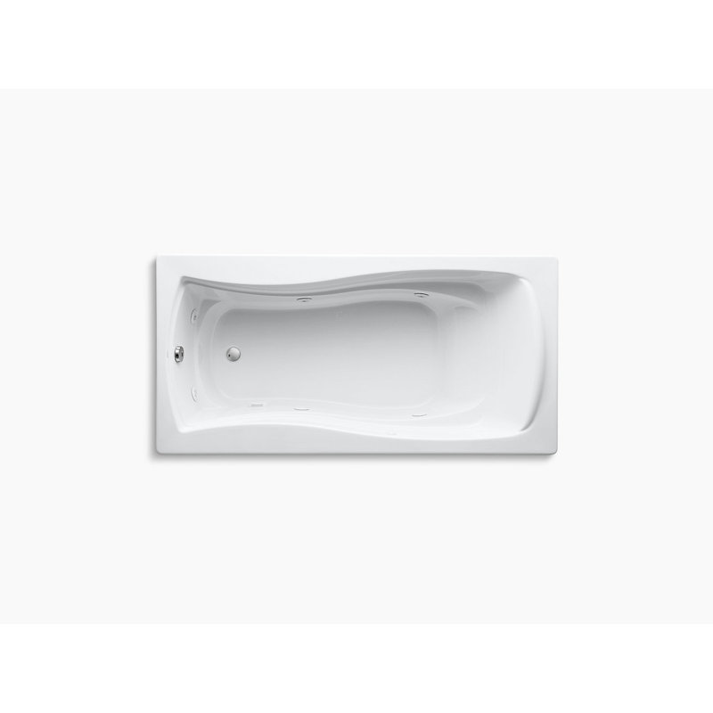 Mariposa 72" x 36" Whirpool Bathtub, White