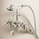 Vintage Wall Clawfoot Tub Faucet with Hand Shower