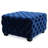 Navy Blue Velvet , Modern Look, Button-, 29" W X D 18.68" H Button- Diamond Stitch, 29.66"-1245058201