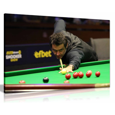 Snooker Ronnie O'Sullivan - Wrapped Canvas Print