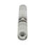 Porte-bougie cylindrique moderne en verre pour décoration de table - Porte-bougie sculptural décoratif pour entrée ou salon - Argent-643344870-643344865