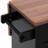 Kitchen Island With Drop Leaf, 2 Deep Drawers, Storage Cabinets, And 3 Shelf For Dining Room Island, Pot-1250716174
