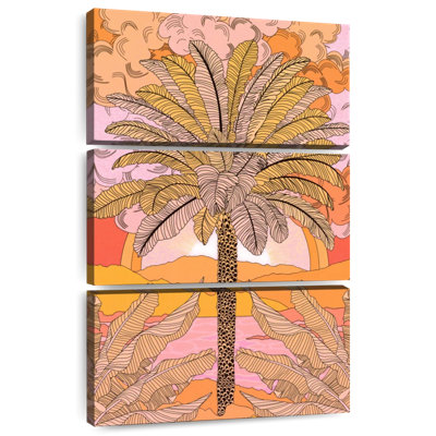 Harnek Orange Sunset Palm