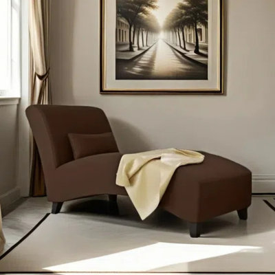Chaise longue incurvée simple et élégante