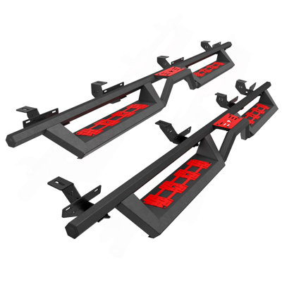Two-Color 6 Running Boards For 2020-2026 Jeep Gladiator JT 4 Door,Side Steps