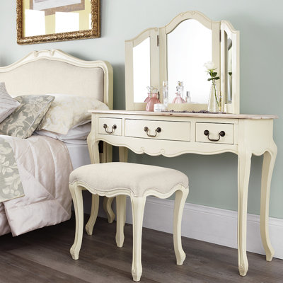 Lemaire Solid Wood Dressing Table Stool