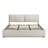 Hydraulic Platform Bed With Integrated Headboard And Storage Functionality-833666