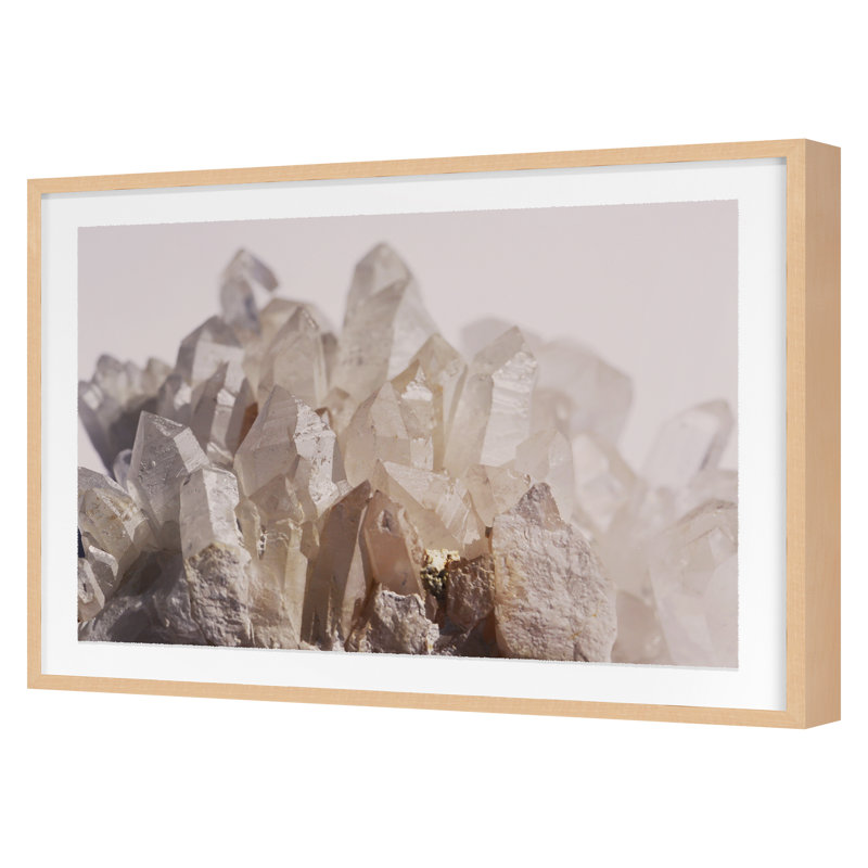 Crystal Dream Print by Alicia Bock, Maple Framed