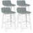 Gray Seat/White Frame