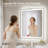Modern Bathroom LED Mirror with Tempered Glass, Beveled Frame Vanity  Aluminum Frame Wall Mirror-126347606-126347600