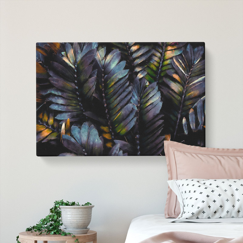 Plant Leaves - Wrapped Canvas, 35cm H x 50cm W x 3cm D