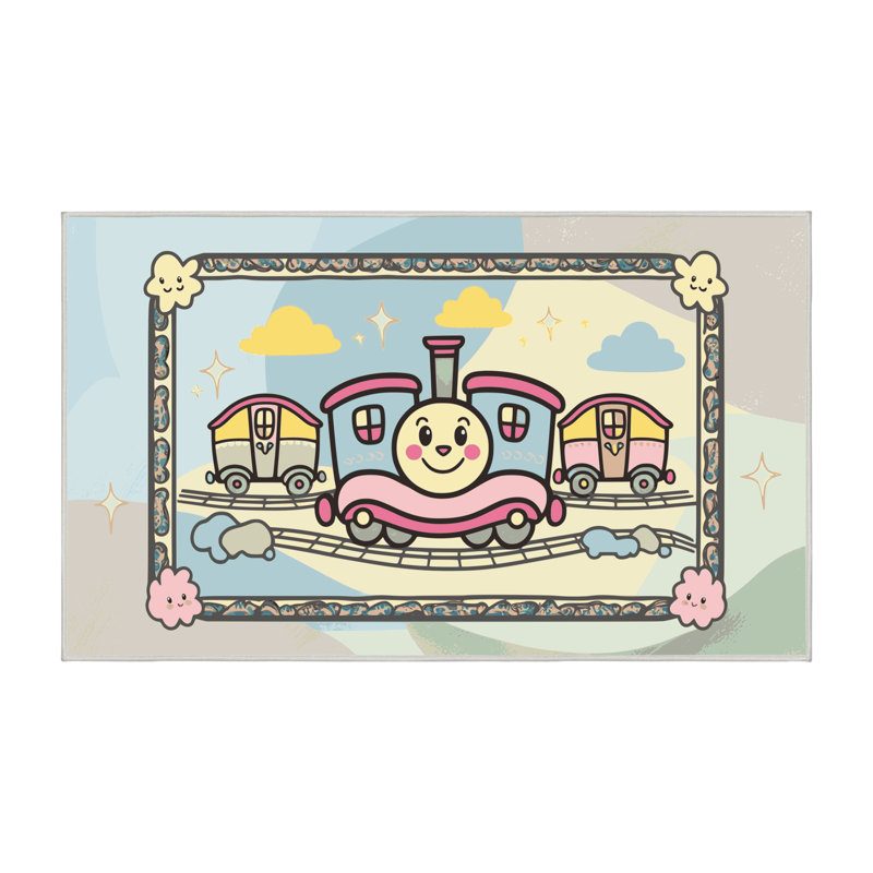 Tapis pour enfants East Urban Home, Rectangle 6 pi x 9 pi
