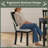 Deral Farmhouse Upholstered Dining Chairs, Gray-129849085