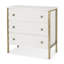 Commode décorative 3 tiroirs Iron