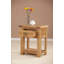 49.5cm W Solid Wood Bedside Table