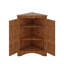 Armoire de rangement triangulaire avec 3 tablettes réglables-113930265