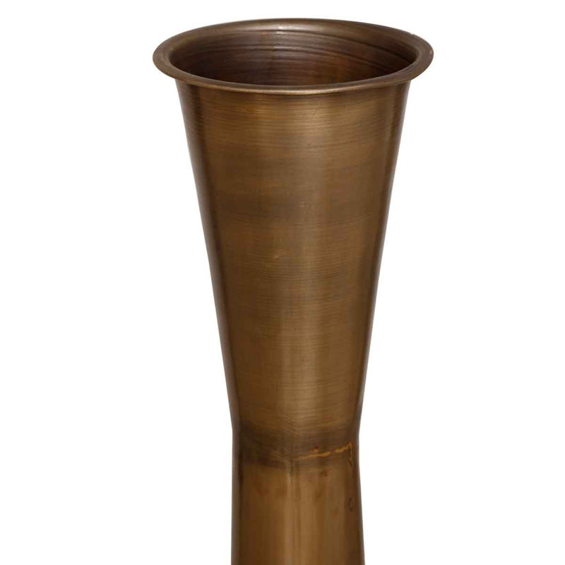 Isacc Iron Table Vase, 92cm H x 38cm W x 38cm D