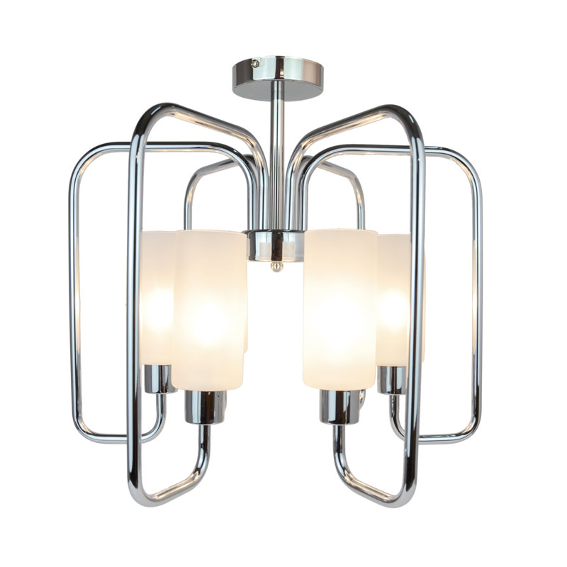 Halloway Glass Semi Flush Mount
