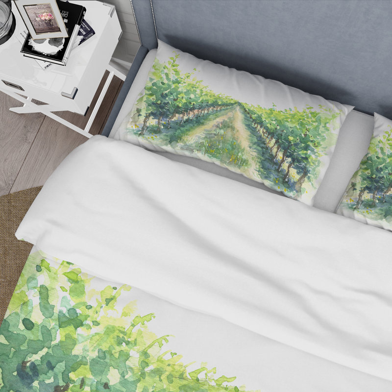 Ensemble de housse de couette Traditional, Housse de couette simple + 1 taie décorative stan