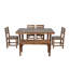 Ensemble de table et chaises d'extérieur en bois d'acacia de haute qualité-1880908697