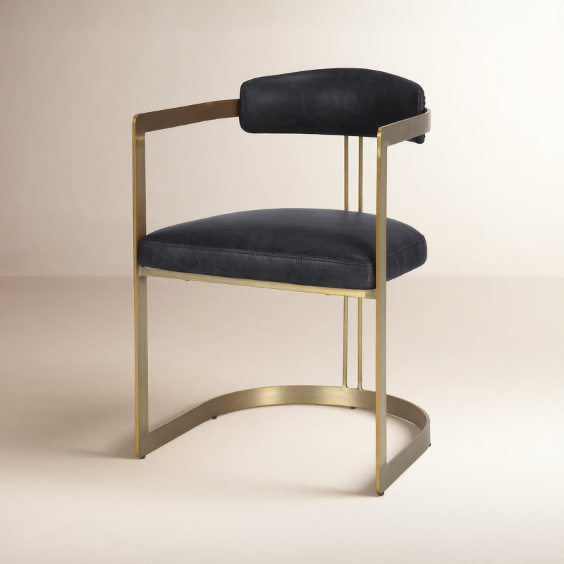Hoskins I Arm Chair, Ebony Black
