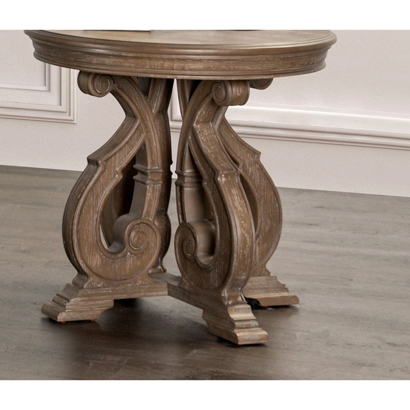 Table de bout ronde de style traditionnel 1Pc