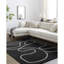 Tapis noir Jason-70587734