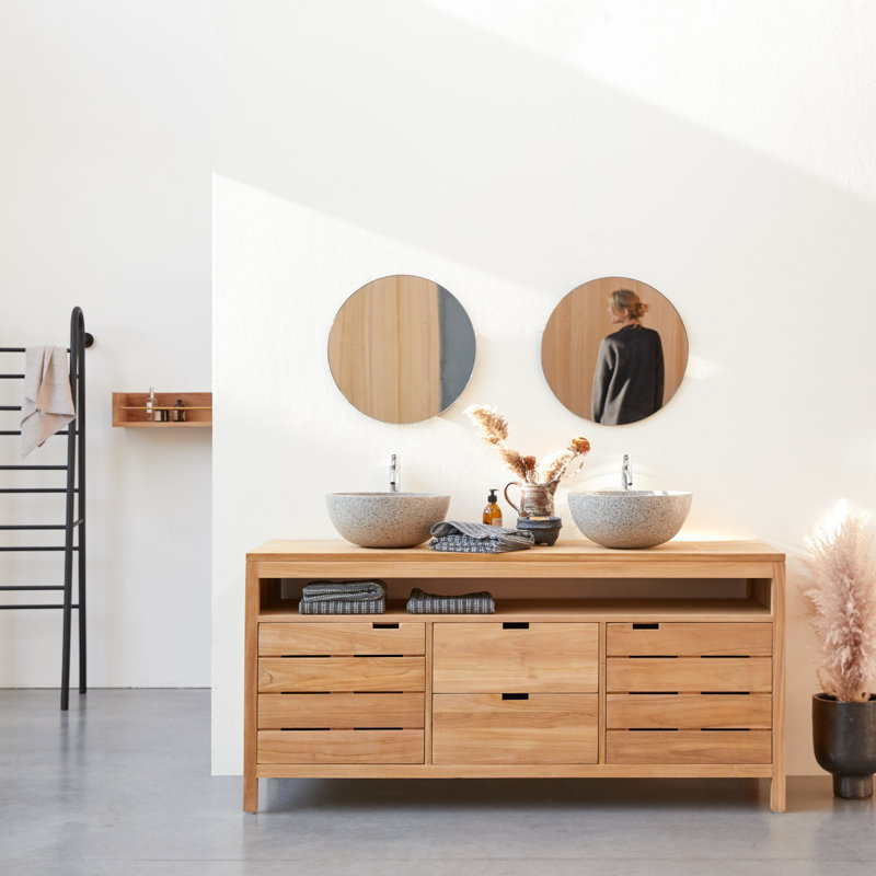 Serena 64.96'' Double Bathroom Vanity Base Only