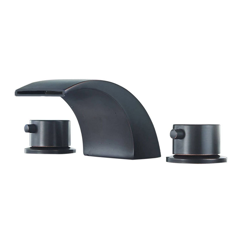 2-handle Bathroom Faucet, Bronze