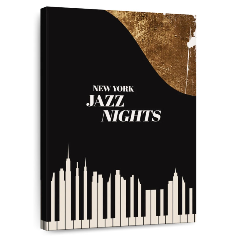 Abarca Jazz Nights, 12" H x 8" W