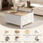 Table basse à quatre pieds avec rangement Piero-242566821