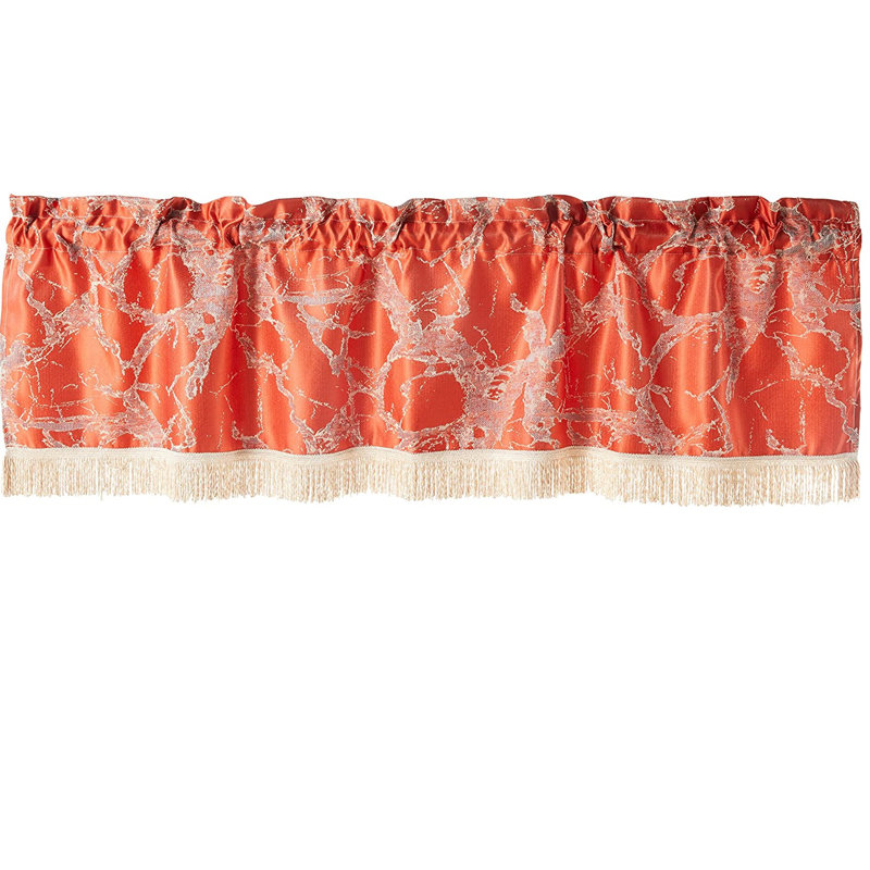 Steicy Tailored Decorative Window Treatment Rod Pocket Curtain Straight Valance
